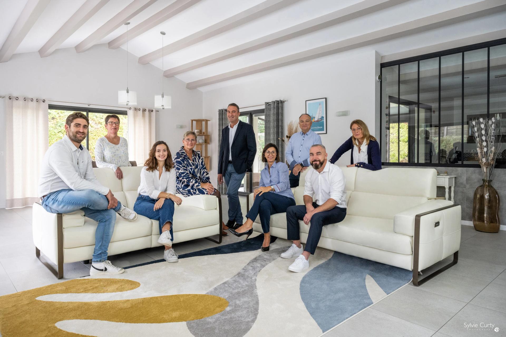 Photo de l'équipe de l'agence